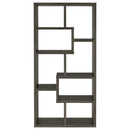 Coaster Furniture Theo 800510 71-inch 7-shelf Bookshelf - Weathered Grey IMAGE 6