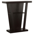 Coaster Furniture Evanna 950136 2-shelf Engineered Wood Console Table - Cappuccino IMAGE 1