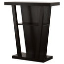 Coaster Furniture Evanna 950136 2-shelf Engineered Wood Console Table - Cappuccino IMAGE 3