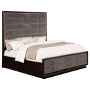 Coaster Furniture Luddington King Upholstered Panel Bed 223261KE IMAGE 2