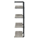 Coaster Furniture Elmcrest 804416 24-inch 4-shelf Wall Bookshelf - Grey Driftwood IMAGE 8