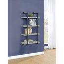 Coaster Furniture Elmcrest 804416 24-inch 4-shelf Wall Bookshelf - Grey Driftwood IMAGE 9