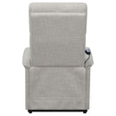 Coaster Furniture Herrera 609407P Upholstered Power Lift Massage Chair - Beige IMAGE 8