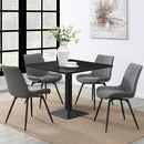Coaster Furniture Diggs 193312 Upholstered Swivel Dining Side Chair - Grey IMAGE 10