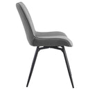 Coaster Furniture Diggs 193312 Upholstered Swivel Dining Side Chair - Grey IMAGE 8