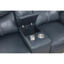 Coaster Furniture Sloane Reclining Leather Look Loveseat with Console 610272 IMAGE 10