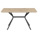 Coaster Furniture Edgecreek 108481 53-inch Composite Wood Dining Table - Light Brown IMAGE 2