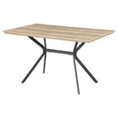 Coaster Furniture Edgecreek 108481 53-inch Composite Wood Dining Table - Light Brown IMAGE 3