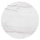 Coaster Furniture Jason 710417 Round Marble Top Side End Table - White and Charcoal IMAGE 4