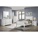 Coaster Furniture Louis Philippe 202441T 47-inch Twin Sleigh Panel Bed - White IMAGE 5