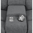 Coaster Furniture Bahrain 609541T 5-piece Upholstered Home Theater Seating - Charcoal IMAGE 16