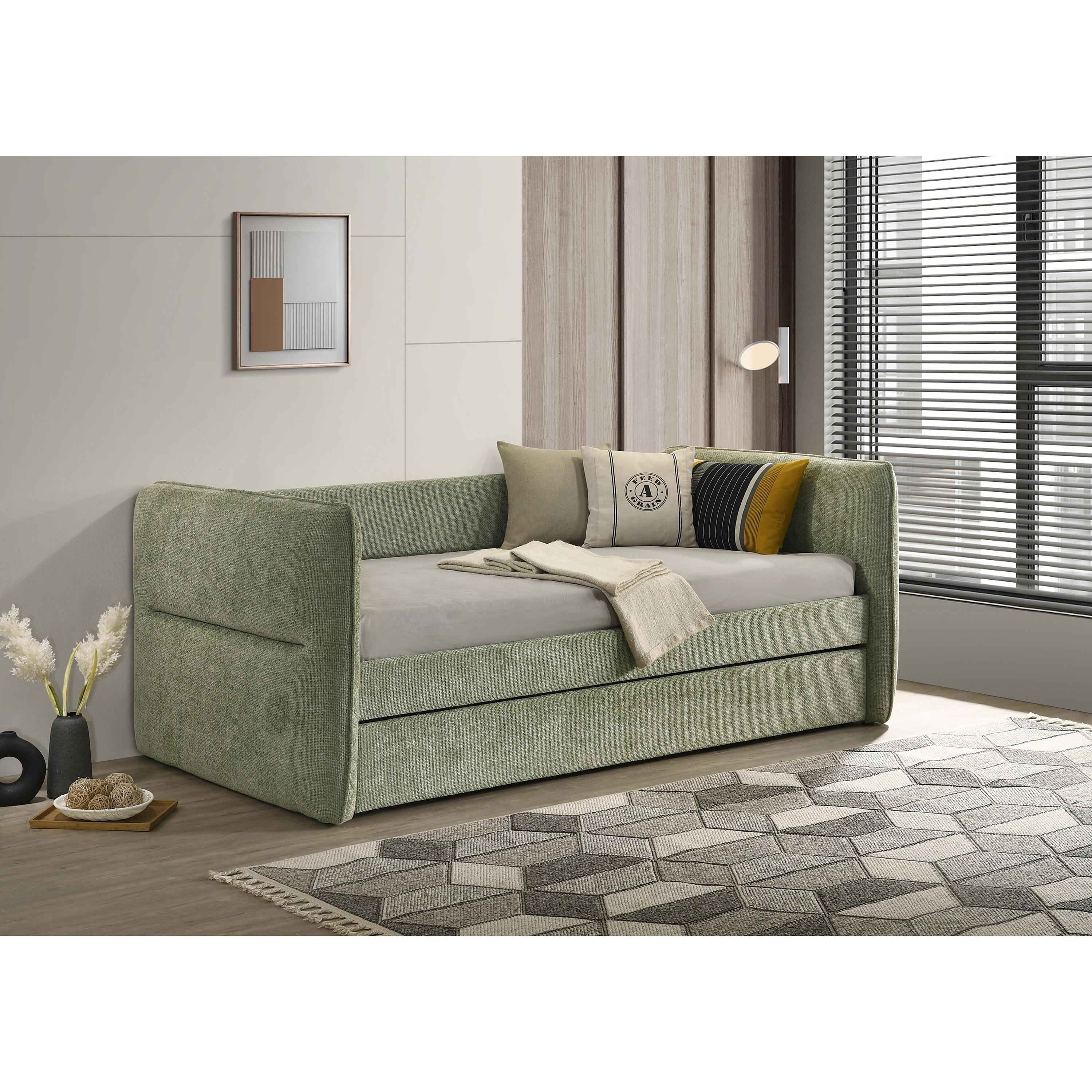 Crown Mark Philipa 5324GR Daybed - Green Tweed
