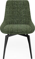 Ceo - 180 Degree Return Swivel Upholstered Dining Chair (Set of 2)