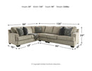 Bovarian - 4 Piece Sectional Set