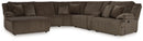 Top Tier - 6 Piece Reclining Sectional