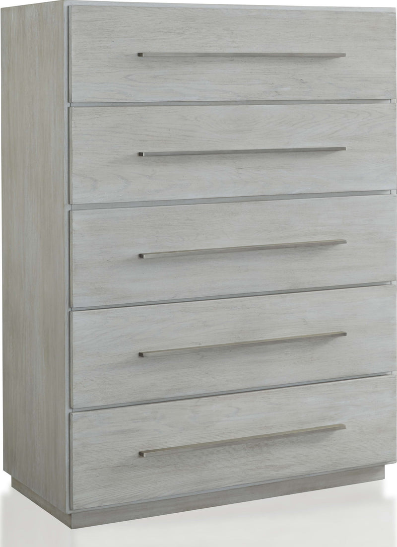 Destination - Five Drawer Chest - Cotton Gray (2024)
