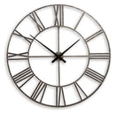 Paquita - Wall Clock - Antique Silver