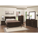  Coaster Furniture Louis Philippe 202411KE 6 pc King Sleigh Bedroom Set IMAGE 1