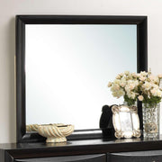  Coaster Furniture Briana 200704 Dresser Mirror - Black IMAGE 1