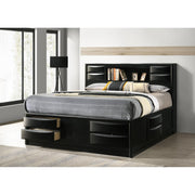  Coaster Furniture Briana 202701KE Wood Eastern King Storage Bookcase Bed - Black IMAGE 6
