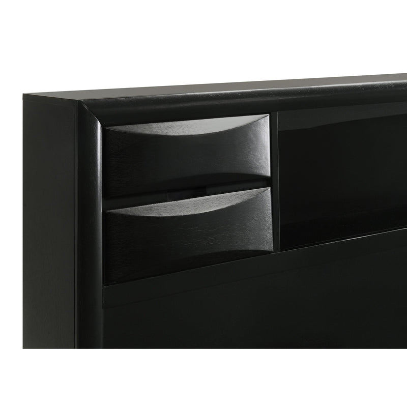  Coaster Furniture Briana 202701Q Wood Queen Storage Bookcase Bed - Black IMAGE 8