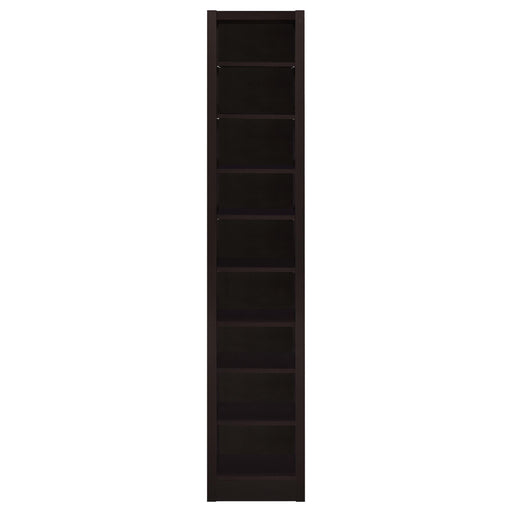 Coaster Furniture Eliam 800285 71-inch 9-shelf Bookcase - Cappuccino IMAGE 2