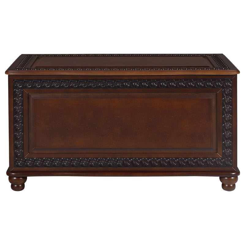  Coaster Furniture Finlay 900012 Cedar Chest - Dark Tobacco IMAGE 4