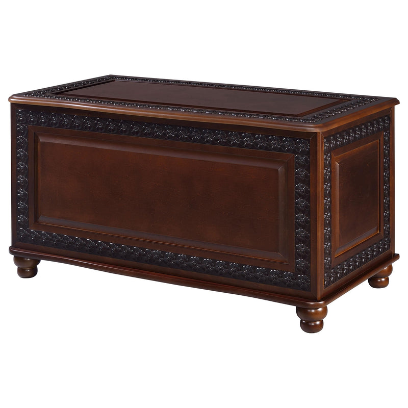  Coaster Furniture Finlay 900012 Cedar Chest - Dark Tobacco IMAGE 5