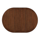  Coaster Furniture Lavon 105278 Oval 60-inch Extension Counter Dining Table - Chestnut IMAGE 3