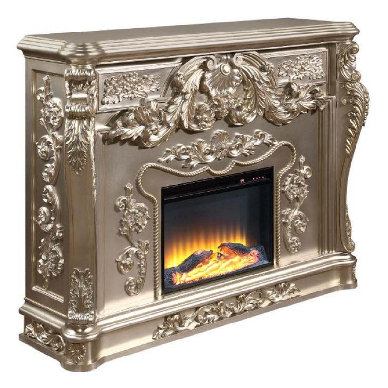 Sorina - Fireplace - Antique Silver
