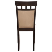  Coaster Furniture Gabriel 100773 Closed Back Dining Side Chair - Cappuccino (Set of 2) IMAGE 7
