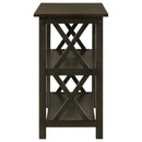 Coaster Furniture Rachelle 5910 2-shelf Wood Entryway Console Table - Deep Merlot IMAGE 3