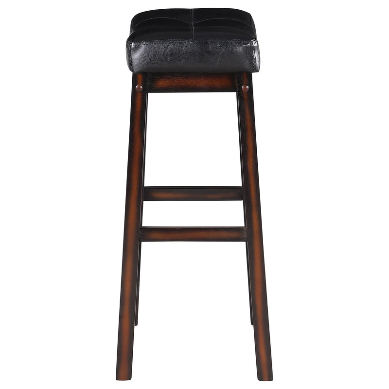 Coaster Furniture Donald 120520 Upholstered Bar Stool - Cappuccino (Set of 2) IMAGE 4