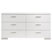 Coaster Furniture Felicity 6-Drawer Dresser 203503 IMAGE 2