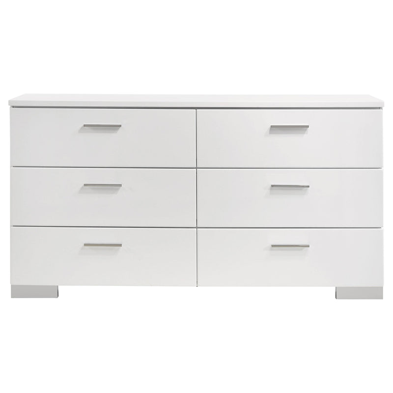 Coaster Furniture Felicity 6-Drawer Dresser 203503 IMAGE 2