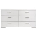 Coaster Furniture Felicity 6-Drawer Dresser 203503 IMAGE 2