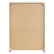 Coaster Furniture Felicity 203505 5-Drawer Bedroom Chest - White High Gloss IMAGE 6