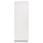 Coaster Furniture Felicity 203505 5-Drawer Bedroom Chest - White High Gloss IMAGE 8