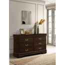  Coaster Furniture Louis Philippe 202413 6-Drawer Dresser - Cappuccino IMAGE 9