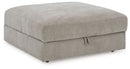 Aslan Court - 5 Pc. - 4-Piece Sofa Pit Sectional, Ottoman - Pebble