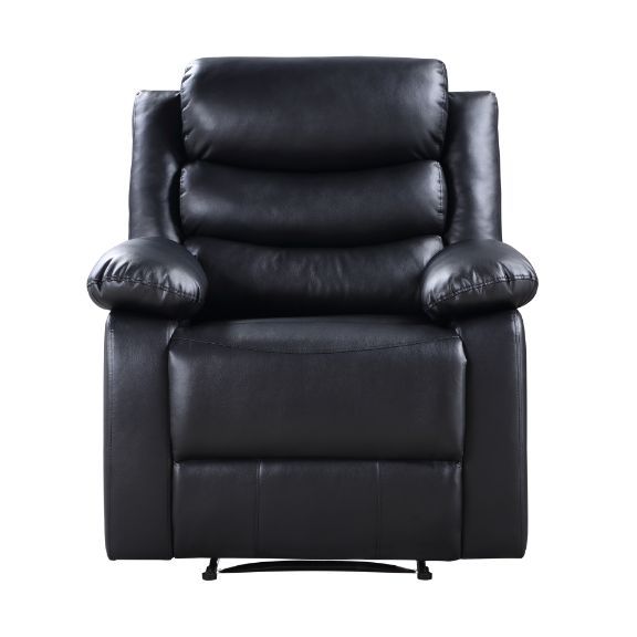 Eilbra - Power Motion Recliner - Black Synthetic Leather