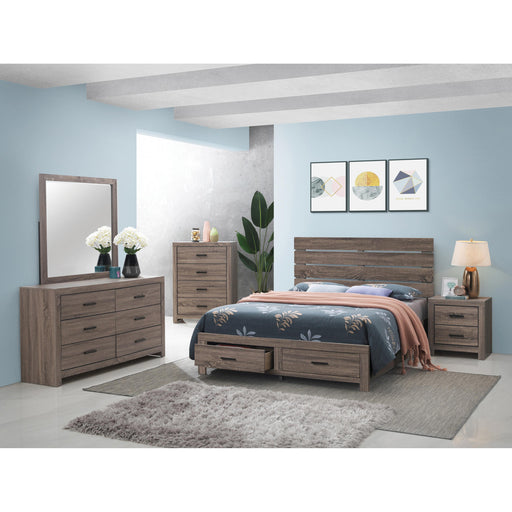 Coaster Furniture Brantford 207040Q 6 pc Queen Panel Bedroom Set IMAGE 1
