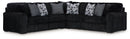 Midnight-Madness - 4 Piece Sectional Set