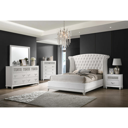  Coaster Furniture Barzini 300843KW-S4 6 pc California King Platform Bedroom set IMAGE 1
