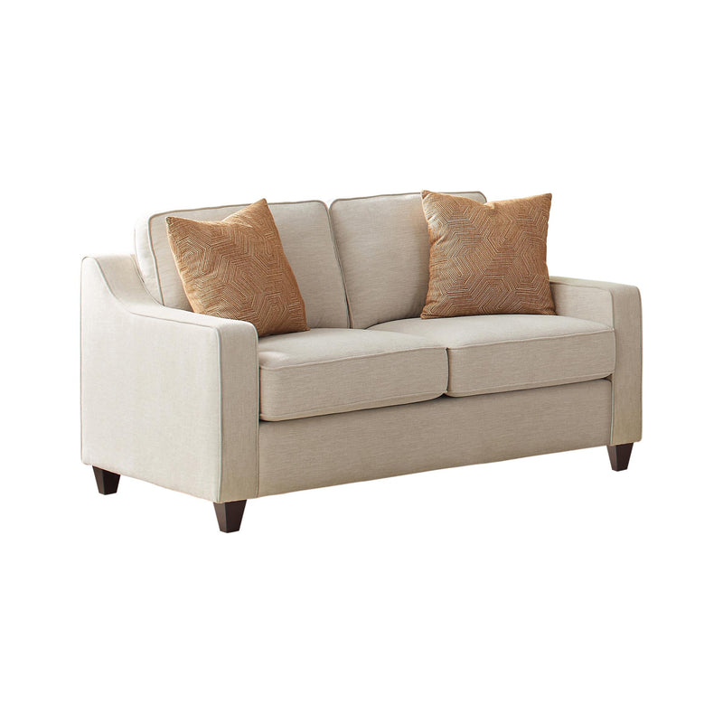  Coaster Furniture Christine 552061-S2 2 pc Living Room Set IMAGE 3
