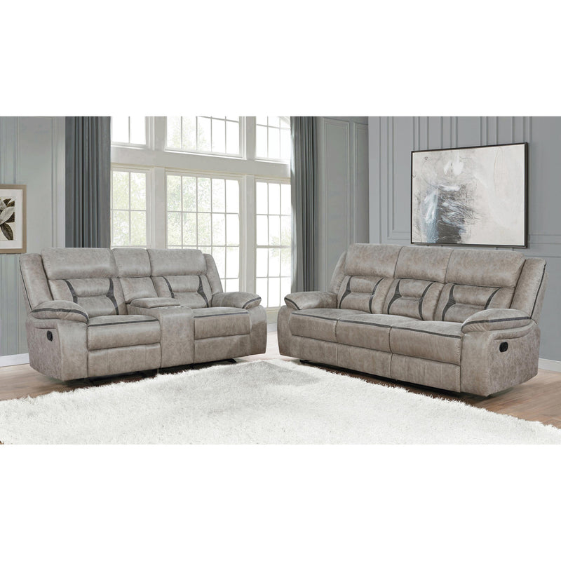  Coaster Furniture Greer 651351-S2 2 pc Reclining Living Room Set IMAGE 1