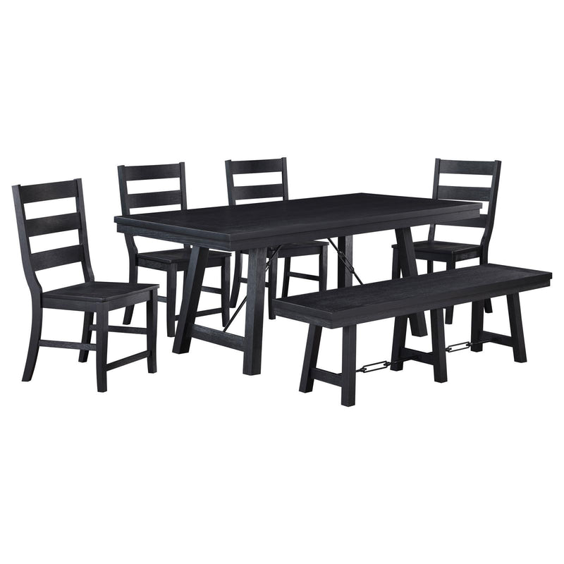 Coaster Furniture Newport 108141-S6 6 pc Dining Set IMAGE 2