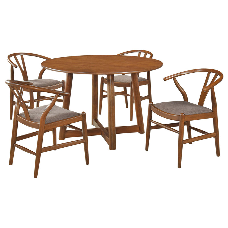 Coaster Furniture Dinah 108471-S5 5 pc Dining Set IMAGE 2