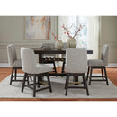  Signature Design by Ashley Burkhaus D984D6 7 pc Counter Height Dining Set IMAGE 2