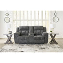  Signature Design by Ashley Frohn 37406U3 2 pc Reclining Living Room Set IMAGE 4